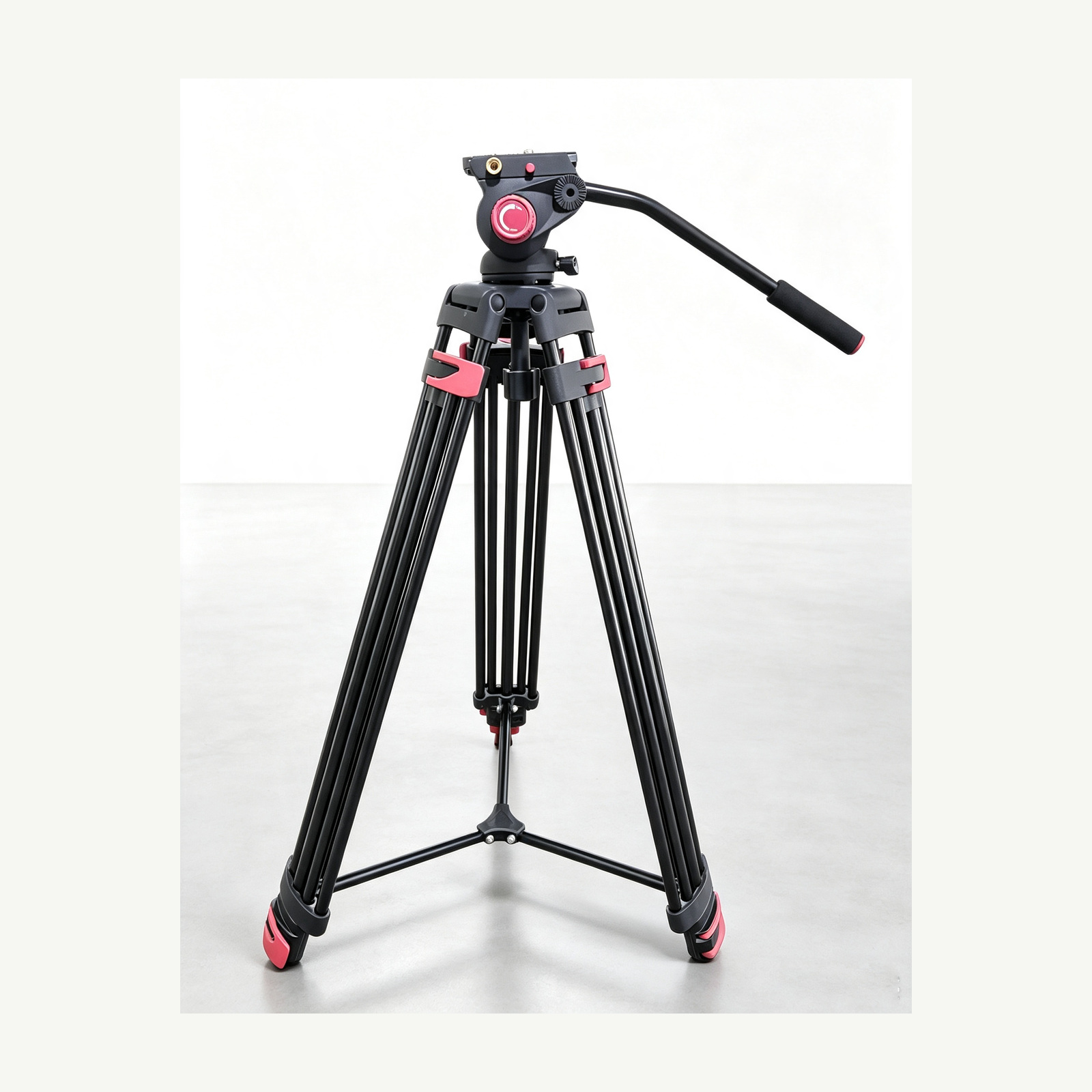FT801 + FH608 PRO complete professional tripod system
